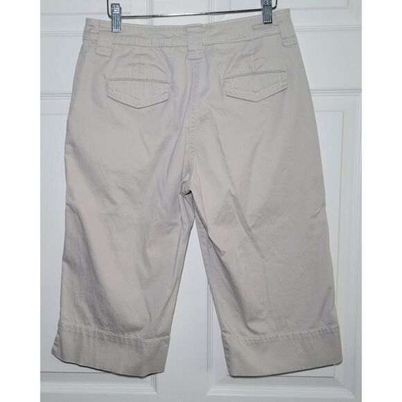 Woolrich Womens Size 6 Cropped Capri Pants Tan Pre-Owned - Picture 3 of 12